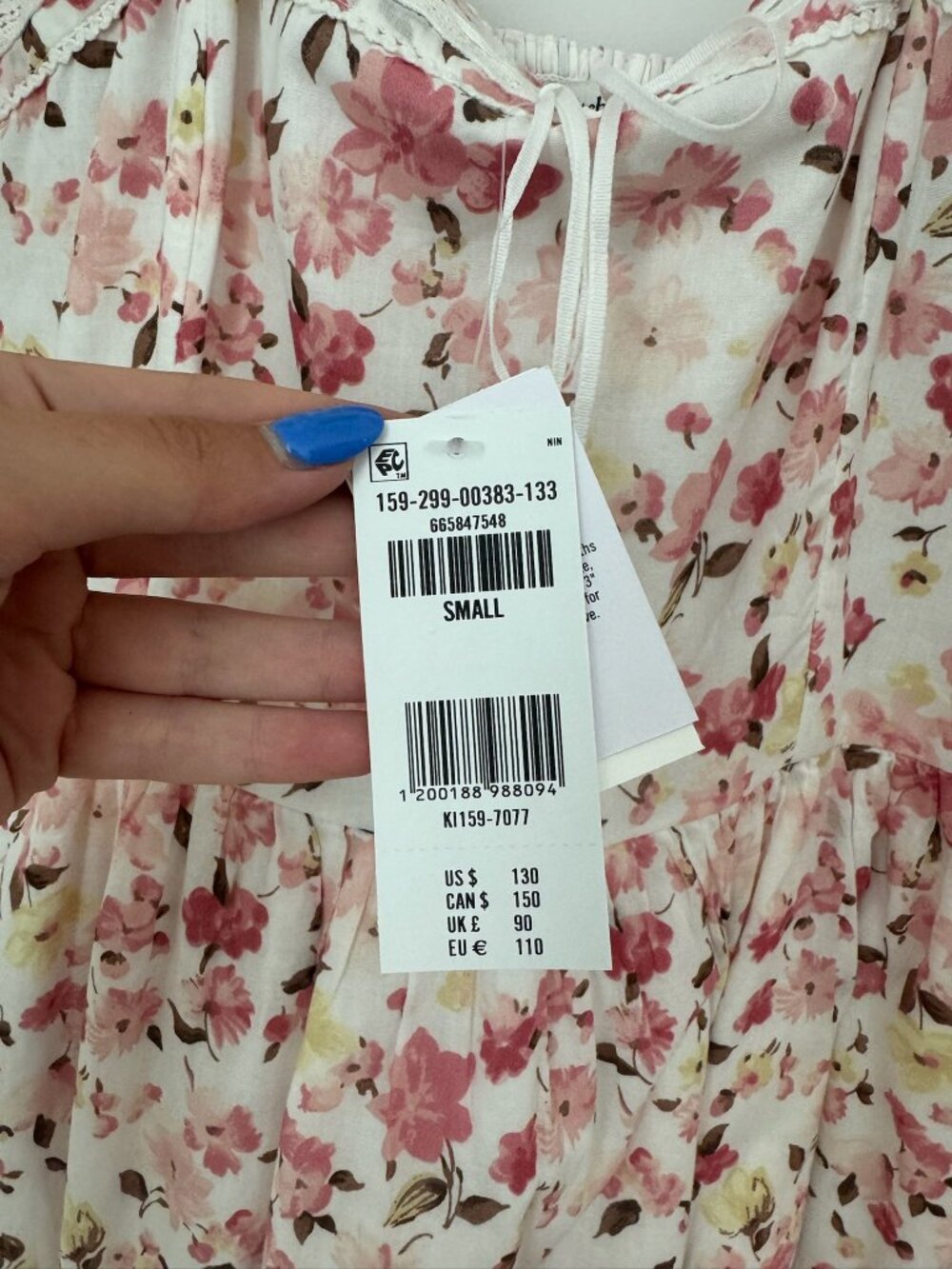 Abercrombie & Fitch Emerson Puff Sleeve Midi Dress - Picture 4 of 4